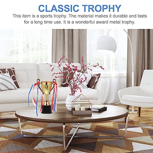 NOLITOY Troféu De Premiação Troféu De Prêmios e Troféus Vaso De Prata Troféus De Decoração Dourada P