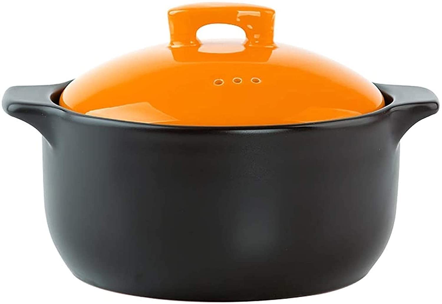 METTEOR Ceramic Casserole Pot Dish With Lid Soup Traditional Round Kitchenware Hightemperature Healthy Stew Cooki