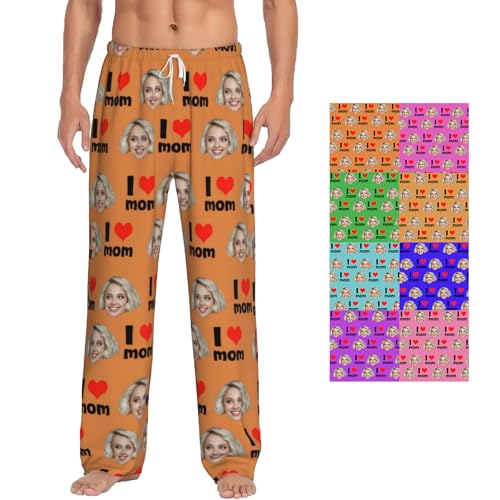 Custom Pajama Pants With Photo Face for Women Men Personalized Pajamas Pants custom pjs customized funny Gifts For Him Her