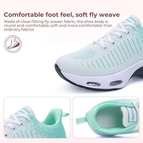 Image of Womens Slip On Tennis Sneakers Walking Running Shoes Easy to Wear