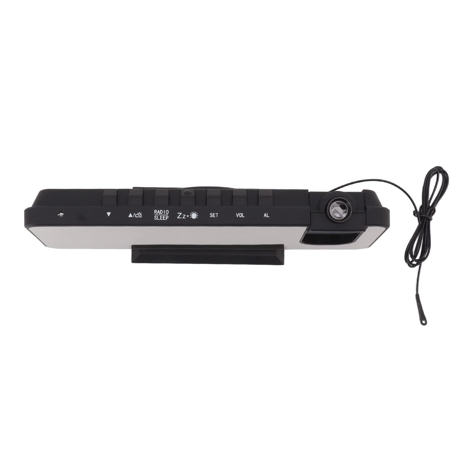 Sveglia A Proiezione LED Con Batteria 2032 – Proiezione HD Orientabile 180°, Display Regolabile In Luminosità (4 Livelli + Automatico), Radio FM Con Spegnimento Programmato, Allarme Su Radio O Suono