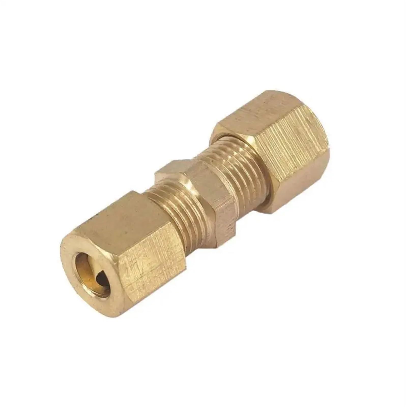 Maryear One Color Brake Line Fittings Brake Line Connector For Without Flaring 4.8Mm 3/16" Fittings Brass Inverted Pipeline Parts(20Pc)