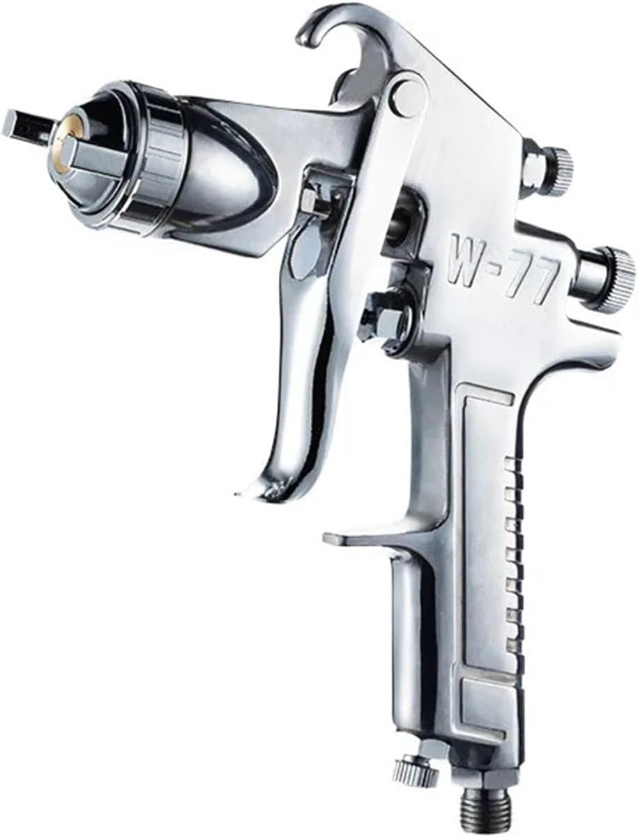 W-77S Spray 2.5/3.0MM Nozzle Painting Oil/Water Based Paint Air Spray Airbrush High Atomization Spray Guns(W-77G 3.0MM)