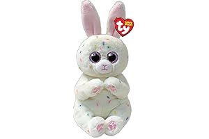 Beanie Bellie Meringue - White Easter Bunny - 6"