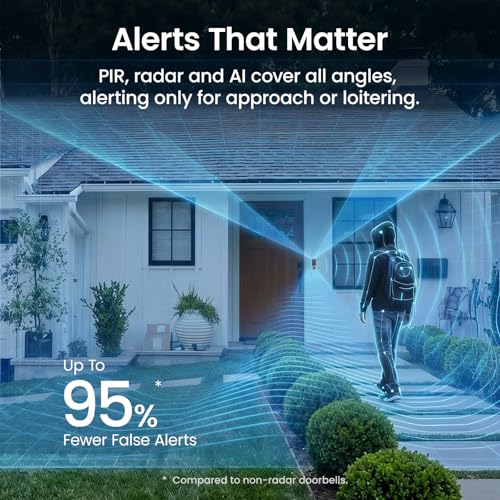 aosu 3K Battery Video Doorbell Wireless, Radar Detection, 8G Local, 5G Wifi - Image 4
