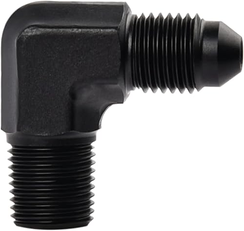 Vista 14 de EVIL ENERGY Adaptador de ajuste de 6AN a 3/8" NPT macho de 90 grados, aluminio