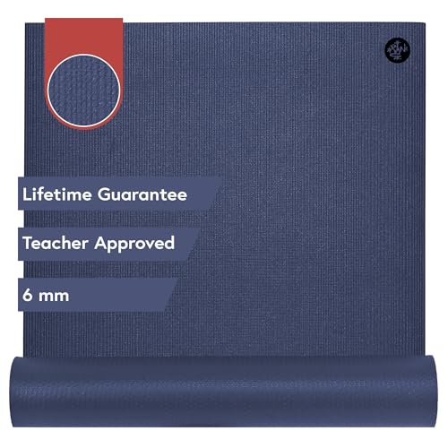 Manduka PRO Yoga Mat – Premium 6mm Thick Mat, Eco Friendly, Oeko-Tex Certified, Ultra Dense Cushioning for Support & Stability in Yoga, Pilates, Gym and Any General Fitness, Odyssey, 71' x 26'