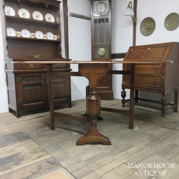 イギリス アンティーク 家具 ドロップリーフテーブル ダイニング 6368d