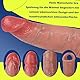 Elektrischer Realistische Penismanschetten Vibrator Sex Spielzeug für die Männer - 10 Vibrationsmodi Sexspielzeug für Paare, Silikon Dildo Penishülle für Penisvergrößerung und Zeit Verlängern Extrem