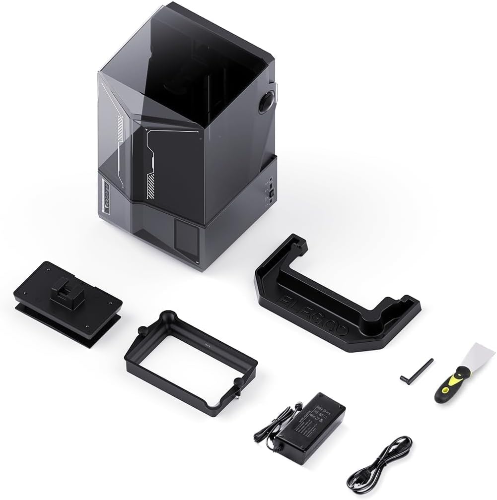 ELEGOO Saturn 4 Ultra 12K Resin 3D Printer and ELEGOO Mercury XS Bundle Wash and Cure Station