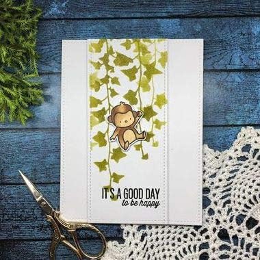 CrafTreat Reusable Ivy Stencils for Painting on Wood Canvas, Paper, Fabric, Floor, Wall and Tile, Hanging Ivy, 6x6 Inch - Image 3