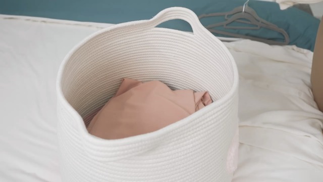 Carré Panier De Rangement En Corde De Coton Pour Jouets Pour Chien,Avec