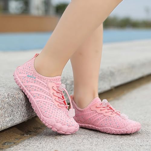 Kid's Water Shoes Boys and Girls Classic Pull On Barefoot Shoes Quick Drying Indoor Swimming Shoes Lightweight Carrying Surfing Sports Shoes Anti Slip and Breathable Beach Shoes3