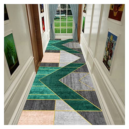 LVLDAWA Flurläufer, Moderne Geometrie Patchwork Polypropylen Innen Bereich Teppich Cover