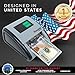 Cassida InstaCheck Small Footprint, Easy to Read Automatic Counterfeit Detector with Infrared, Magnetic and Ultraviolet Sensors, Compact and Lightweight Grey 11-3/4