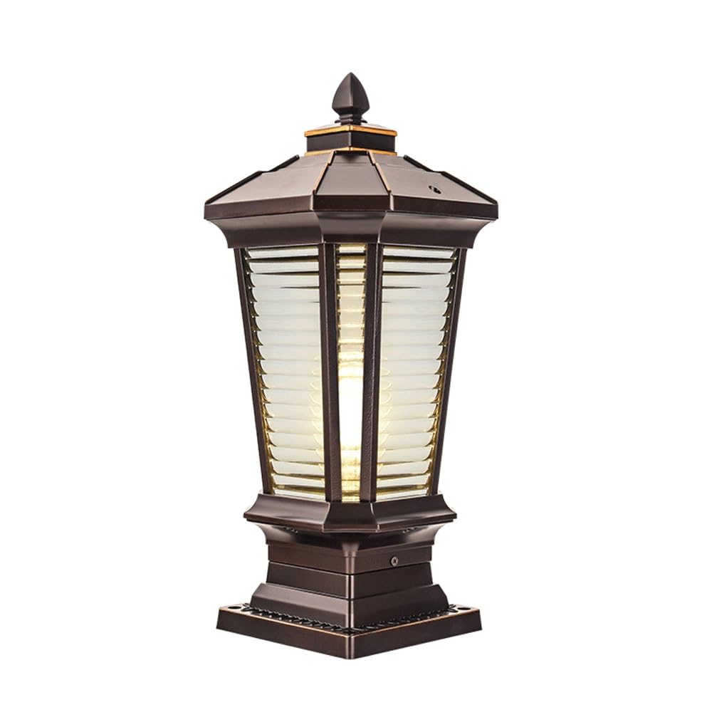 Generico Lampada tradizionale in vetro a strisce