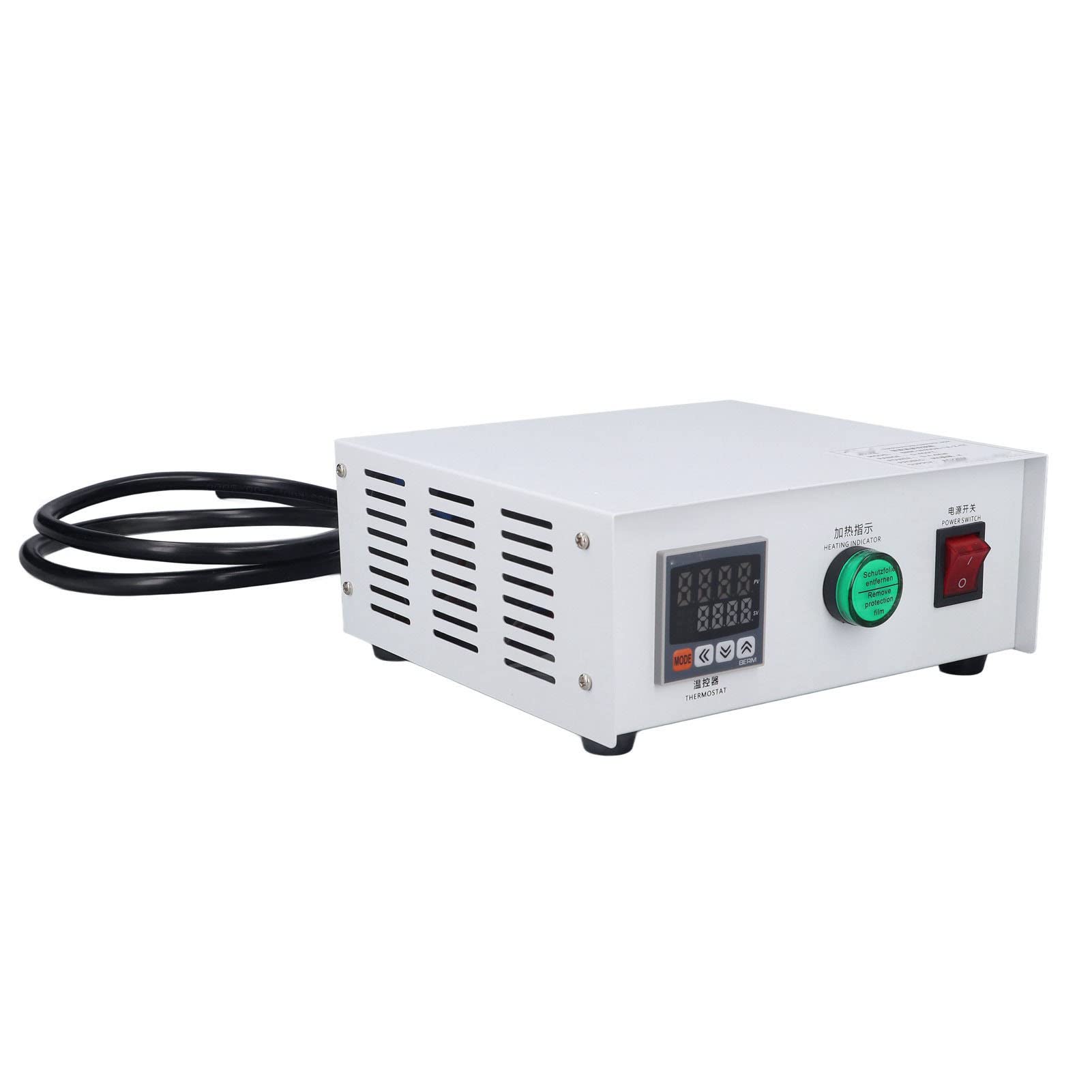 Controlador de Temperatura PID, Termostato de Pantalla Digital con Sonda de Alta Precisión M6, AC220V 0-400°C para Horno IR, Máquina de Curado UV, Maquinaria de Plástico (2m)