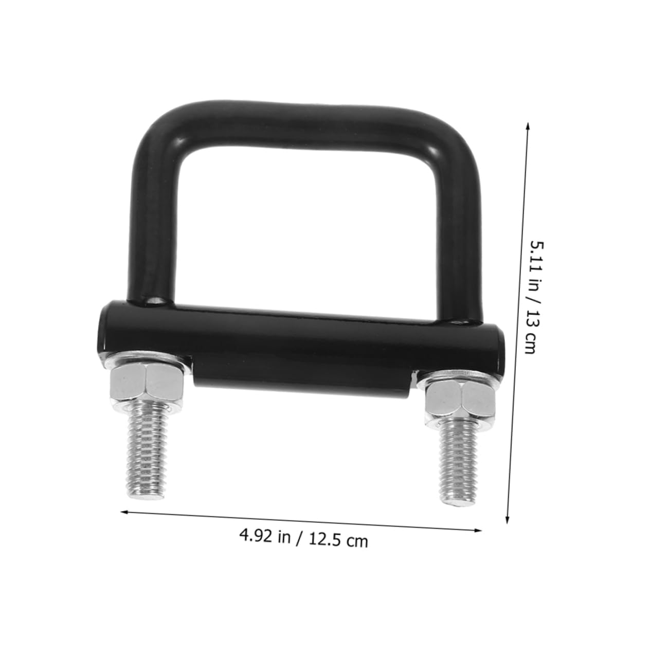 Cabilock 2 Piezas Grillete de Remolque Negro Resistente Abrazadera Tensora de Enganche de Remolque Fijación Segura