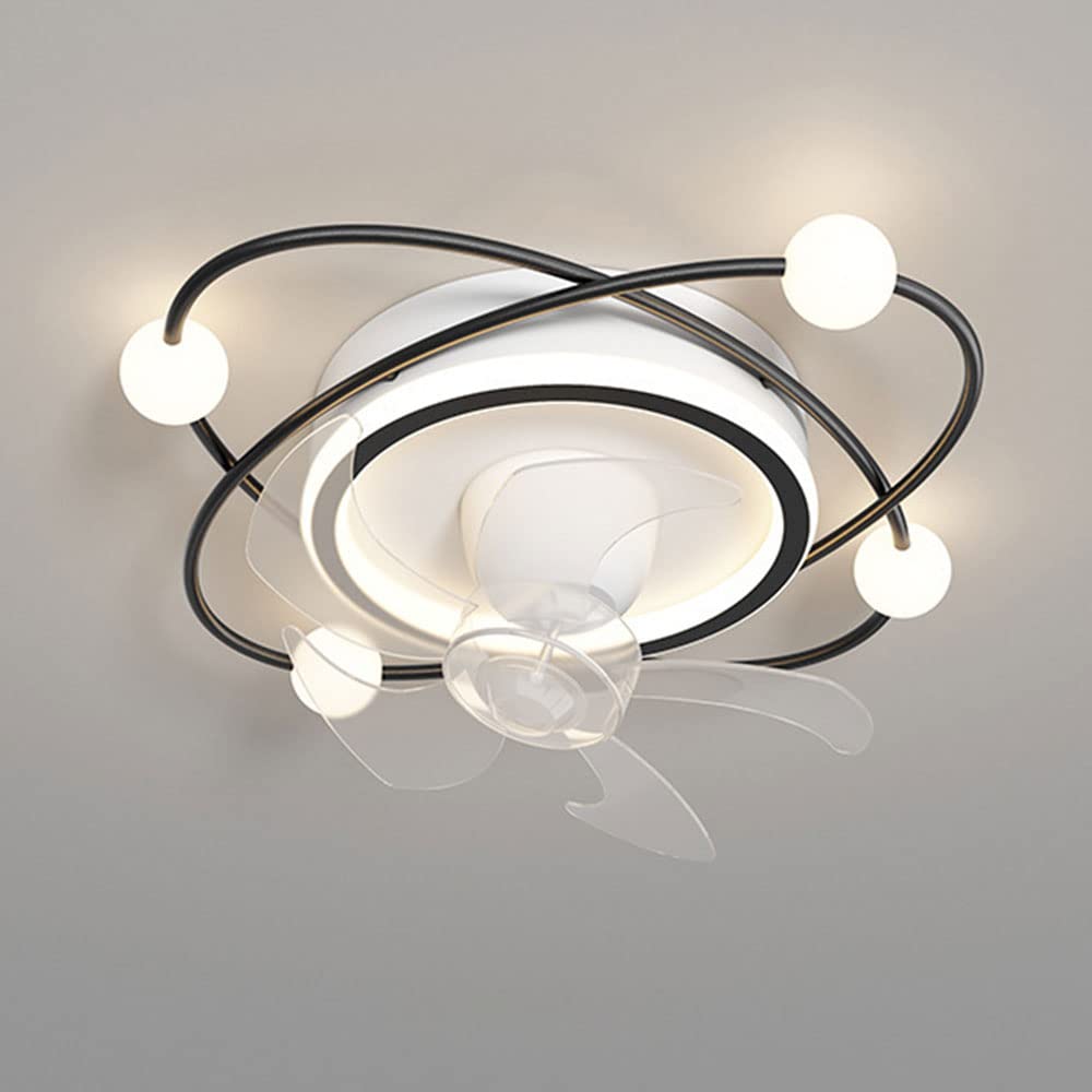 Plafonnier de luxe avec ventilateur intérieur salon chambre réglable 38W