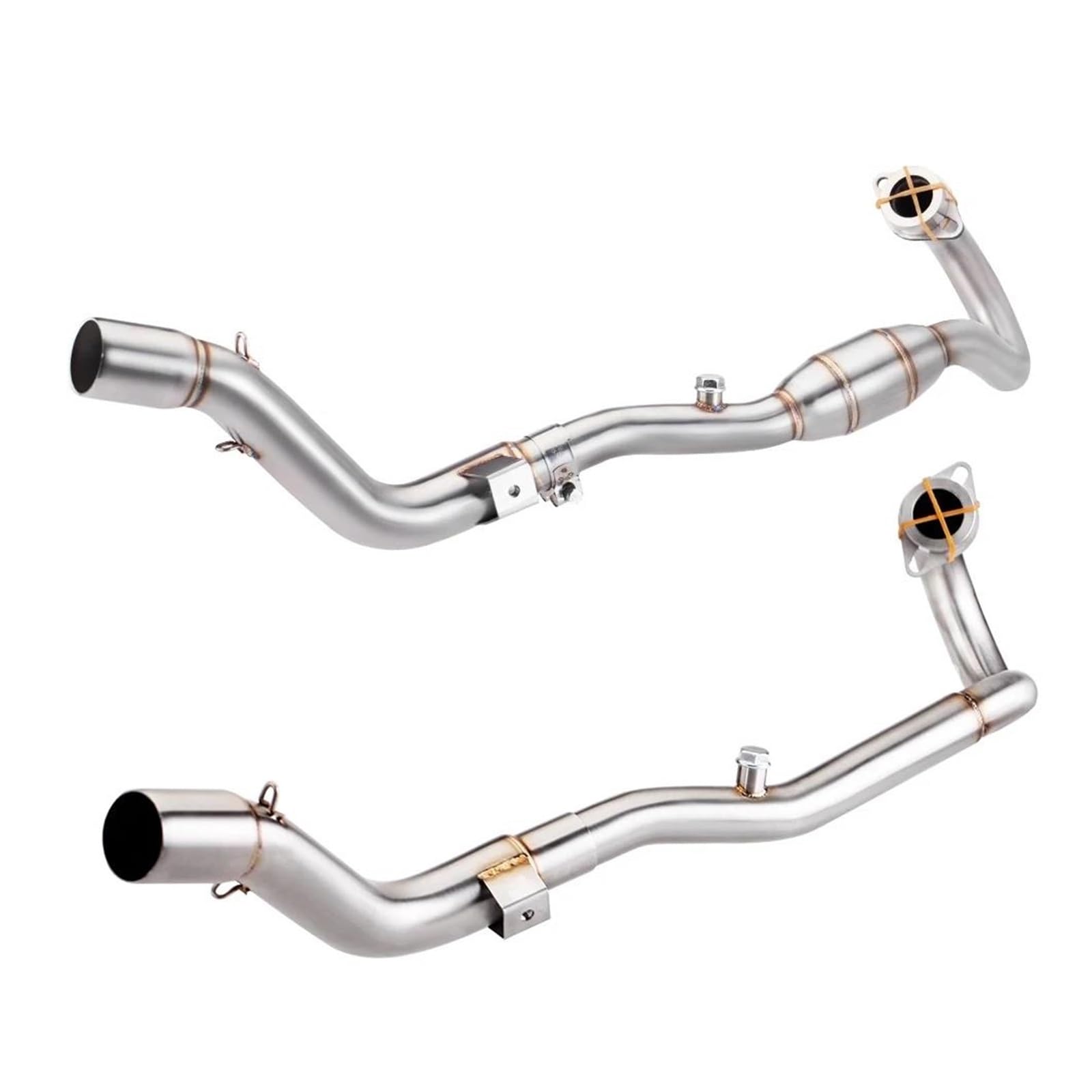 Escape Moto Universel para CRF250L para CRF 250L para CRF 250 L para CRF250 2012-2021 Tubo Silenciador De Escape De Motocicleta De Acero Inoxidable Cola Escape Moto(B)