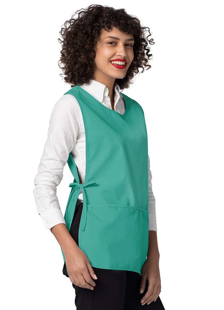 Adar uniwersalny fartuch 3-pak - fartuch unisex, Surgical Green, jeden rozmiar