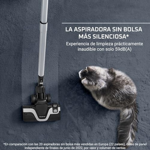 Miniatura 4 de Rowenta Silence Force Cyclonic Effitech - Aspiradora Sin Bolsa, Potencia 500 W,Bajo Consumo, Filtración Hepa,Silenciosa 59 Db A , Amplio Radio 12 M,Gran Capacidad 2,5 L,Modelo Para Casa Y Coche,Ro7954