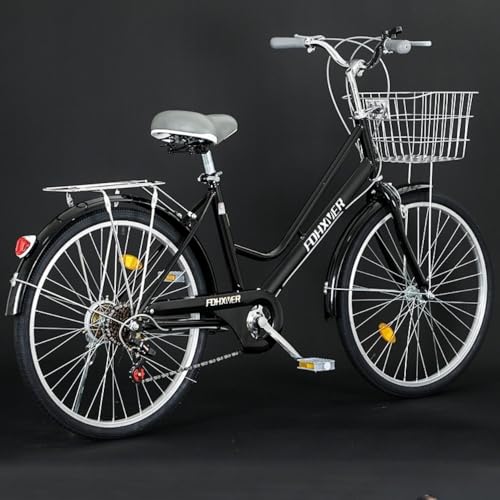 PRECEDE シティサイクル ダークグリーン 前カゴ付き PRECEDE シティ