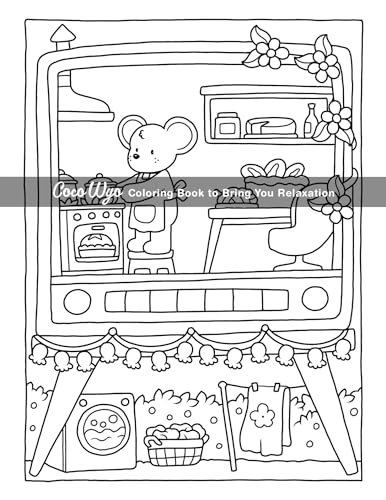 Cozy Spaces: Relaxing Coloring Book for Adults 6 Cozy Spaces: Relaxing Coloring Book for Adults - Image 6