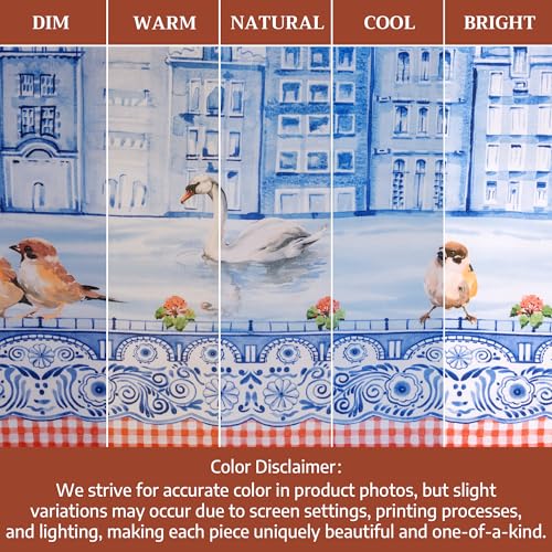 Nappe coton pour repas de printemps et table de cuisine - 7