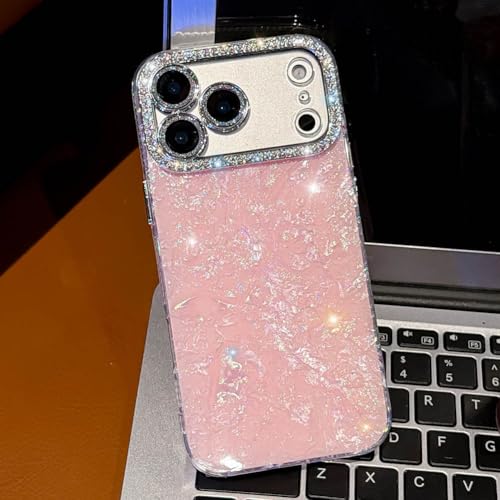 Coque compatible iPhone 16 Pro Max de luxe souple rose haute finition - 6