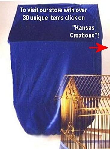 Sheer Guard Bird Cage Covers-Made in USA - Medium Size (Royal)