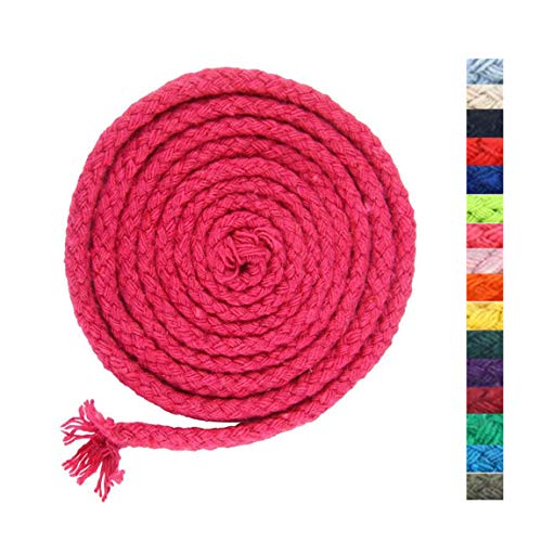 5Mm * 295Ft Macrame Cord Natural Cotton Rope 8 Strand Braided Cotton String For Craft Knitting Thread For Wall Hanging And Diy Crafts(Fu) #TOP3