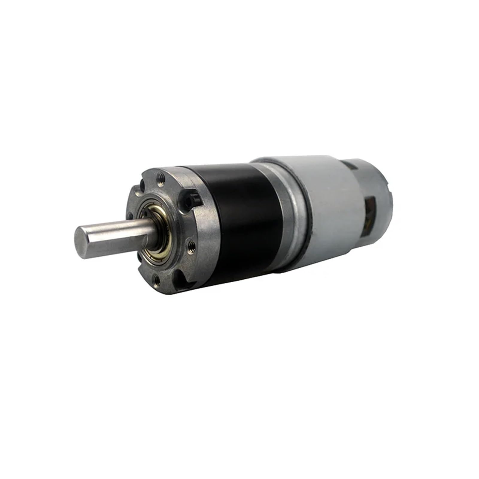 reducción Motor 12V24V DC Baja Velocidad Larga Vida Super Potente par 42mm Caja de Cambios planetaria Engranaje 775 Motor Planeta desaceleración Cepillado motorreductor(100 RPM_12V)