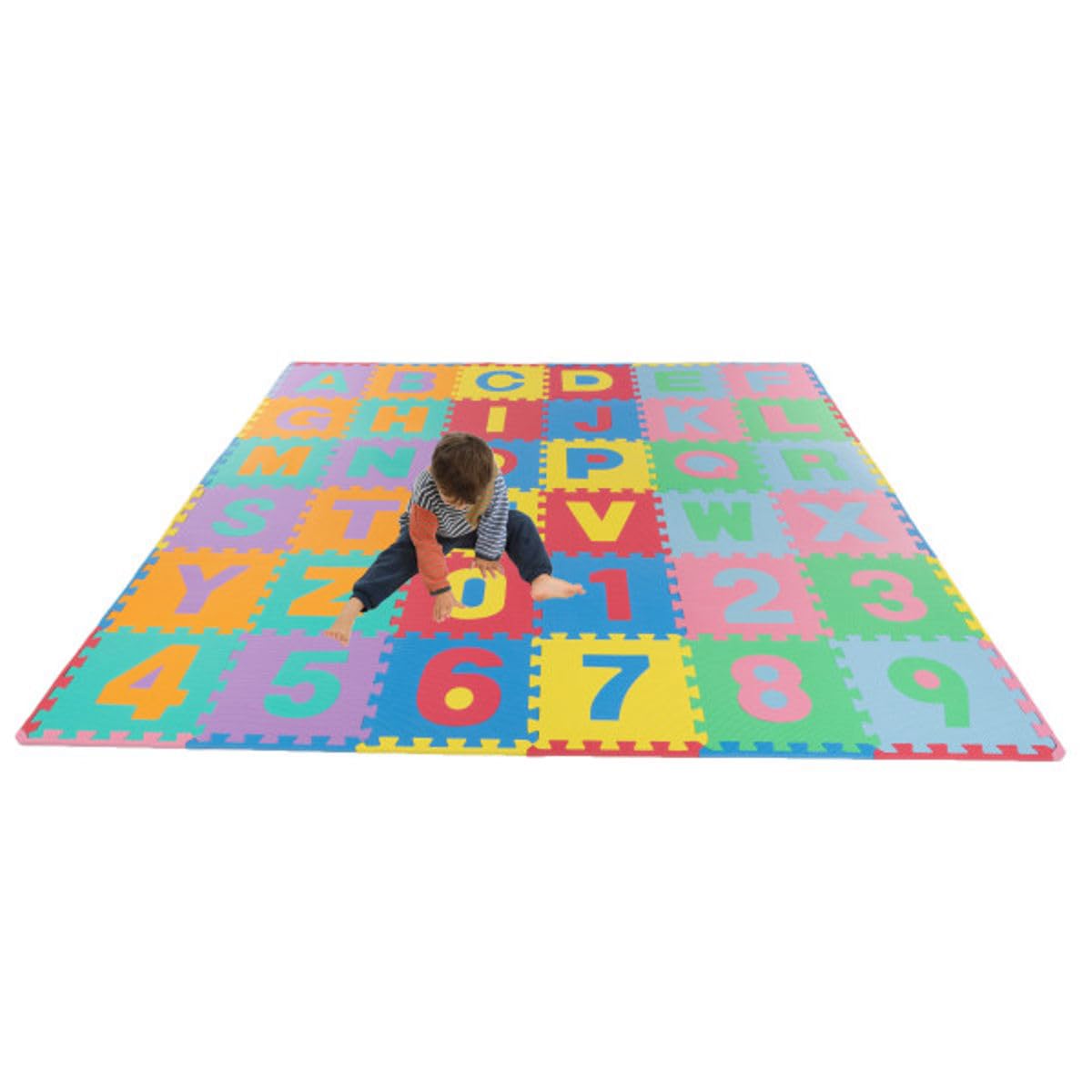 HEY! PLAY! 96-Piece Foam Floor Puzzle