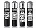 Produktbild Clipper® Feuerzeuge - 4er Set + Crystal Balls (FFX Raucher Sprüche #2)