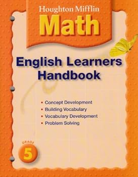 Paperback Houghton Mifflin Mathmatics: English Learner Handbook L5 Book