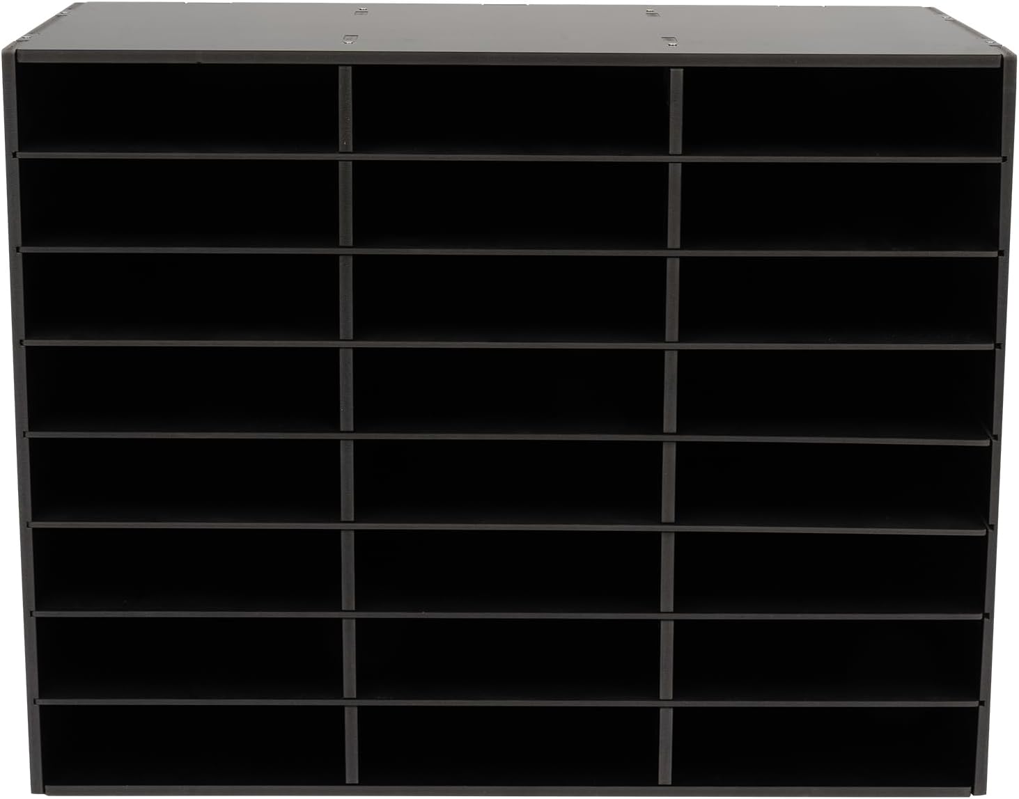 24 Slots Literature Organizer Desktop Document Mail Literature Classroom Mailbox Office Mailbox Organizer Wood Adjustable Literature Literature for Office Home School Classroom Keepers