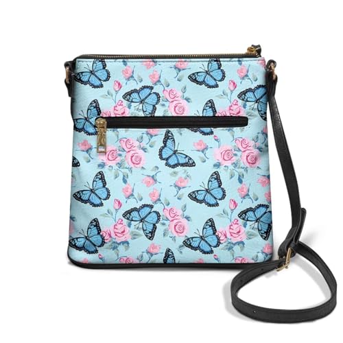 Image of Leather Purses for Women, Leather Hobo Bags for Women Travel Sling Purse Triple Zippered Pockets Shoulder Bag
