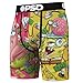 PSD Underwear Men's Spongebob High Boxer Brief 3 Pack, Multi, S
