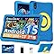 Tablet 10 Pollici Android 15 con 30GB RAM+TF 2TB,Octa-Core 2.0 Ghz, Gemini AI/Widevine L1, 5G WiFi/Bluetooth 5.0, 1080*800/5MP+8MP, Newest Tablet Bambini con Caso EVA + Staffa girevole a 360°, Blu