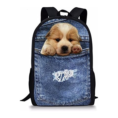 LifeGenius Backpack For Kids Girls Boys Cute Cats Dogs Print School Bags Of 2018 Cover