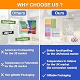 Bespoke designed for UK market Air Fryer Cooking Time Sheet. Magnetic Cheat Sheet set by Magla. Air Fryer Recipe Book, Cookbook. Air Fryer Accessories, Kitchen Accessories. Xmas/New Year Gift - Image 2