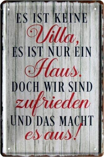 Retro Blechschild 'Hexen-Küche' 28x12 Cm – Witziger Spruch, Metall, Vintage-Design