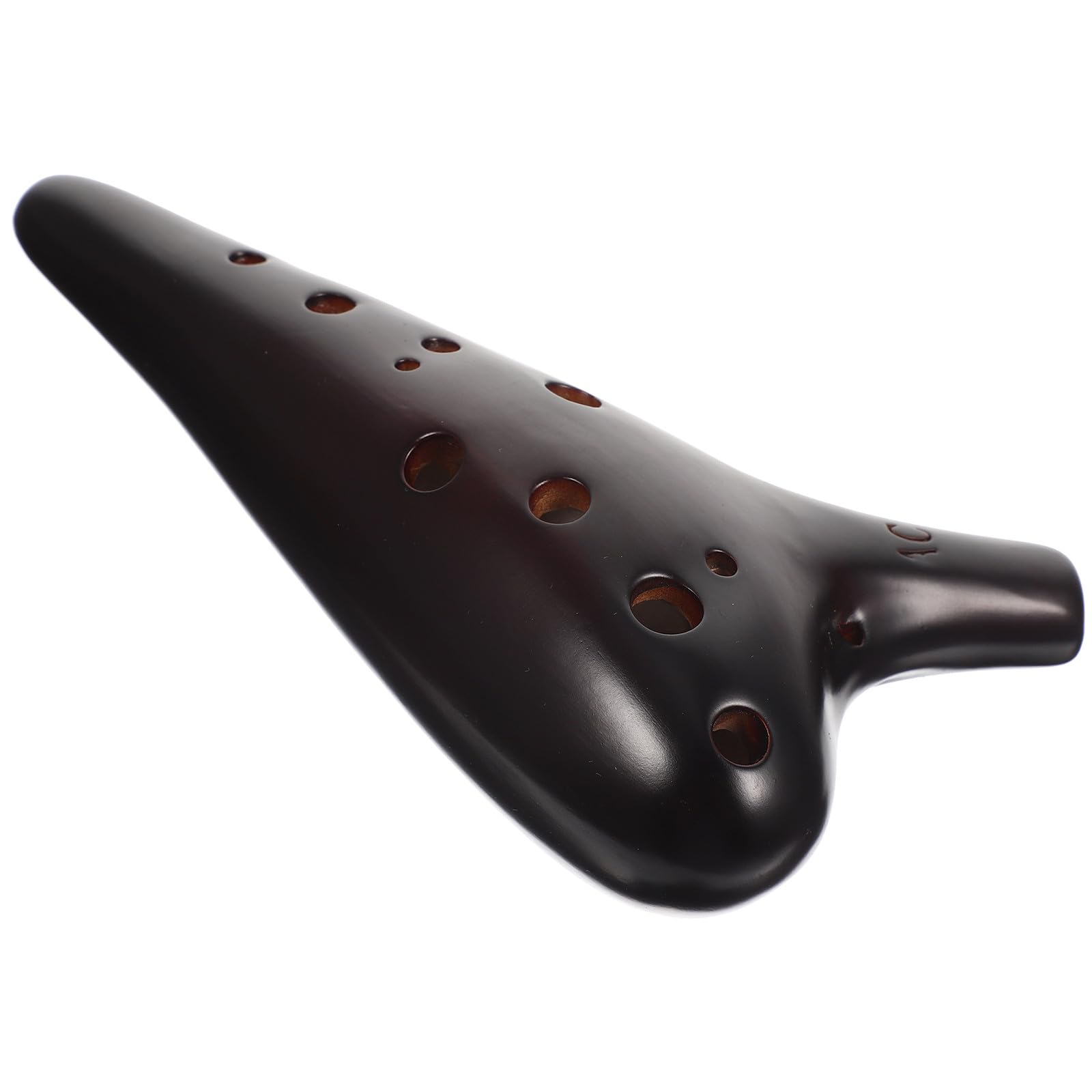 ABOOFAN Ocarina 12 Trous en Poterie Soprano C Tonalité Instrument de Musique Traditionnel pour Débutants Flûte à Vent Acoustique Apprentissage et Entraînement Musical