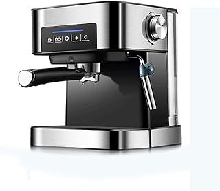DSY Hine À Café, 1350W / 20Bar / 1,6L Hine À Café Italienne, Hine À Café Semi-Automatique Électrique Haute Pression, Ménage Tirant de La Fleur de Cuillère À Vapeur Faible consommation