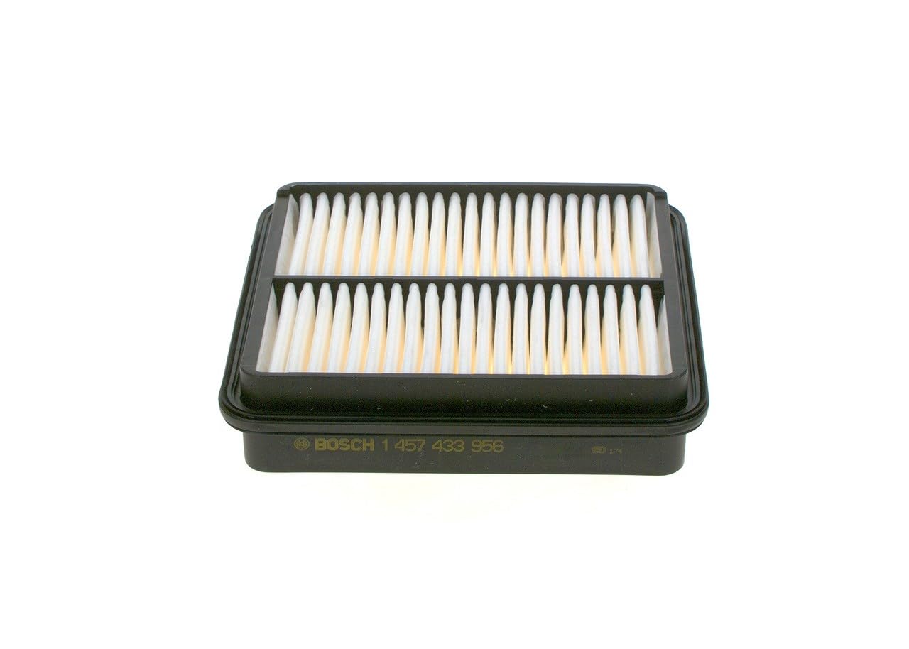 Bosch S3956 Car Air Filter - Separates Particles from the Air Intake - Moisture-resistant plus High Tensile Strength