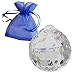 Produktbild Christoph Palme Leuchten Swarovski Strass Kristall-Kugel ø 30mm mit Geschenk-Beutel als Kronleuchter-Behang Fensterdeko Feng Shui Sonnenfänger und Wohn-Accessoires reich an Regenbogenfarben