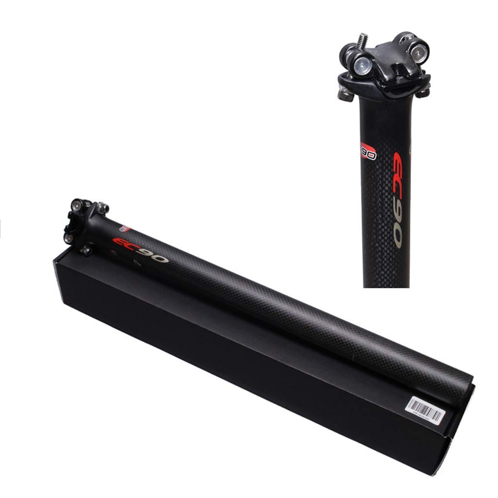 VPPV Carbono Tija Sillin Bicicleta Montaña 27.2 30.9 mm, 3K Ajustable Tija de Sillín de Bicicleta Unisex para MTB Bicicleta de Montaña BMX Componentes