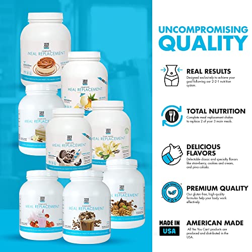 Yes You Can! Complete Meal Replacement - 30 Servings, 20G Of Protein, 0G Added Sugars, 22 Vitamins And Minerals | All-In-One Nutritious Meal Replacement Shake (Strawberry) #TOP3