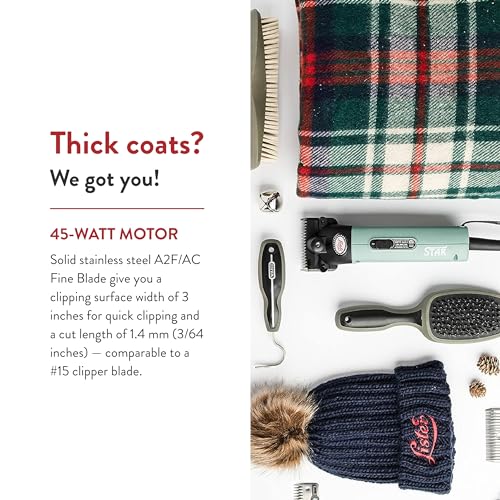 image for Lister Star Large Animal Clipper with Fine Blade for Horses, Cattle, S